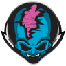 Tainted Minds Blue logo